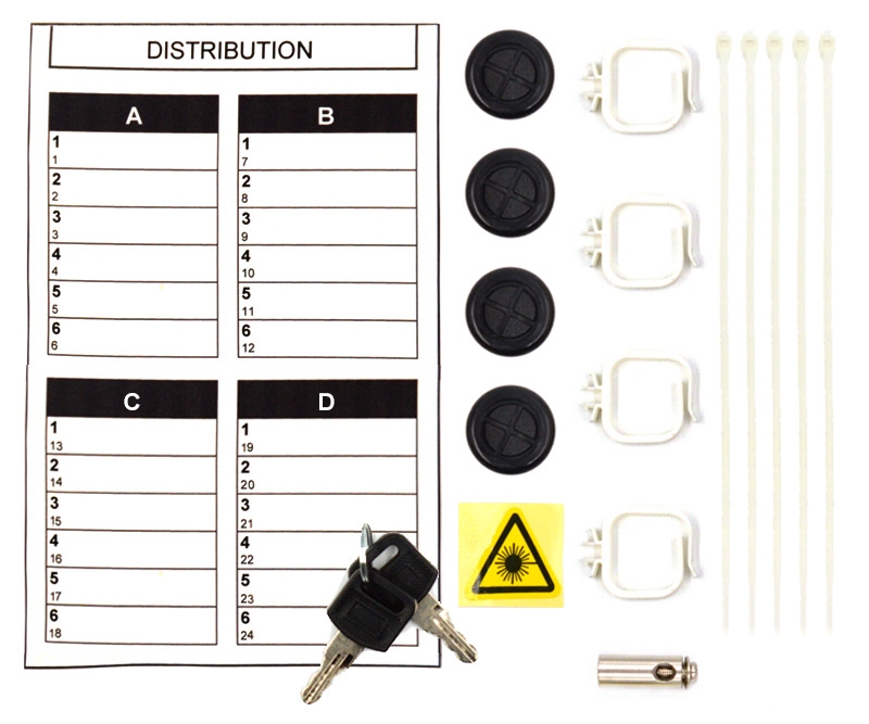 4 LGX Wall Mount Patch Panel with 2 Doors