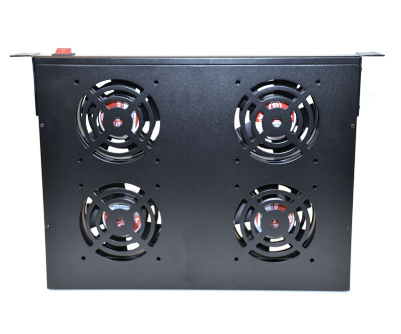 Network Rack Cooling Fan 4 Fan 1U