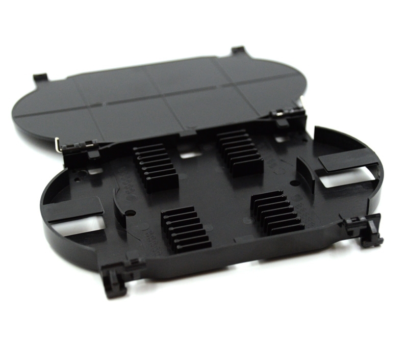 12 Fiber Black Fusion Splice Tray