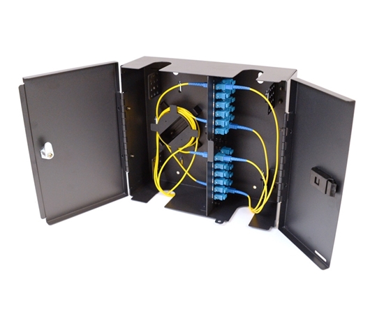 4 LGX Wall Mount Patch Panel with 2 Doors 4 LGX Wall Mount Patch Panel with 2 Doors