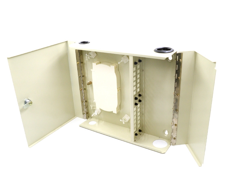 24 Adapter Slot Indoor Wall Mount Box 2 Doors