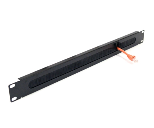 1U Horizontal Brush Panel Metal 1U Horizontal Brush Panel Metal